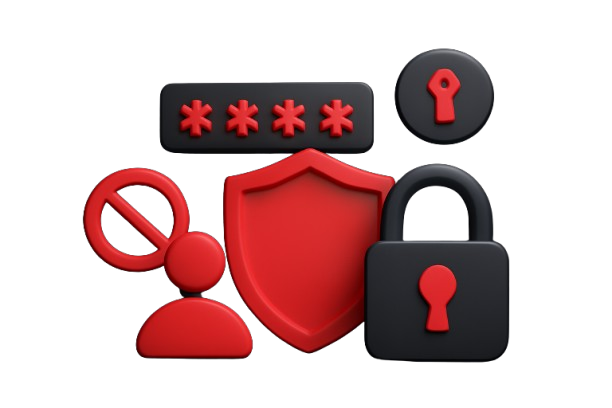 Privacy policy illustration - data protection and security concept